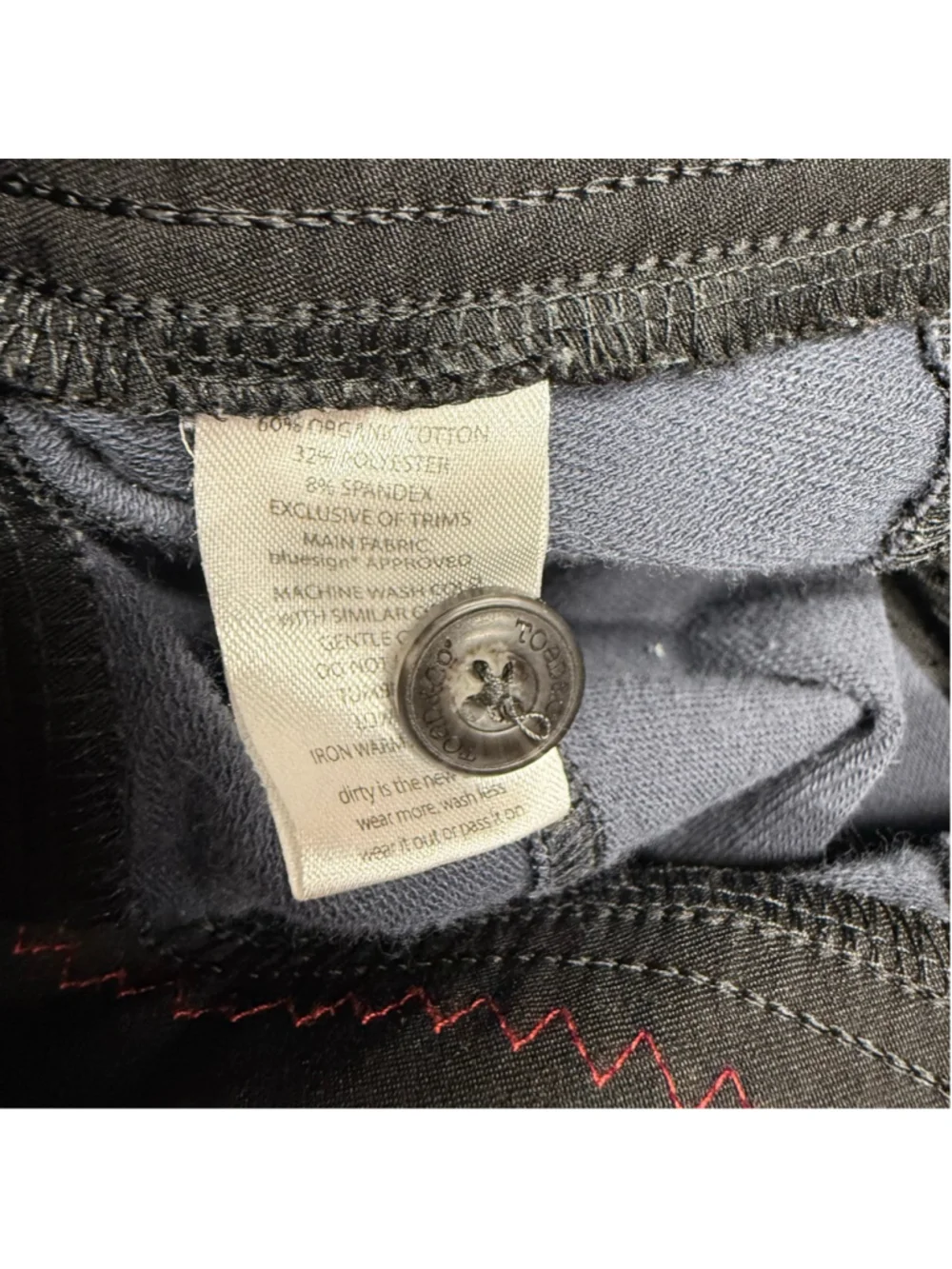 Men's Toad and‎ Co Blue & Black Sweatpants & Joggers Medium